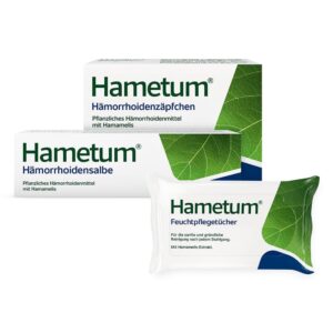 Hametum Hämorrhoidensalbe & -zäpfchen & Feuchtpflegetücher