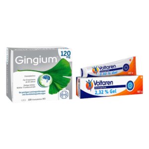 Gingium 120 mg Fta 120 stk + Voltaren Schmerzgel forte 180 g