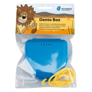 Miradent Zahnspangenbox Dento Box I blau