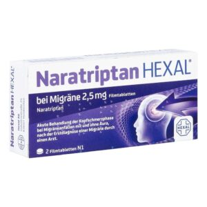 Naratriptan HEXAL bei Migräne 2,5mg