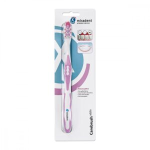 Miradent Carebrush white pink Zahnbürste