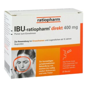 Ibu Ratiopharm direkt 400 mg Ibuprofen Pulver zum Einnehmen