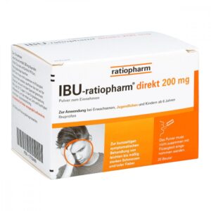 Ibu ratiopharm direkt 200 mg Pulver zum Einnehmen