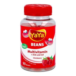 Yaya Beans Himbeere Zink und Jod Kaudragees