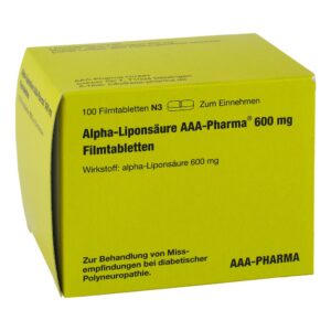 Alpha Liponsäure Aaa Pharma 600 mg Filmtabletten