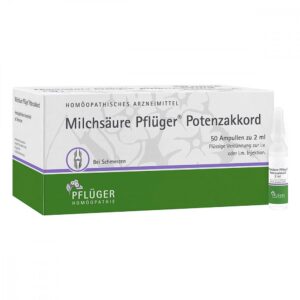 Milchsäure Pflüger Potenzakkord iniecto -lsg.amp.