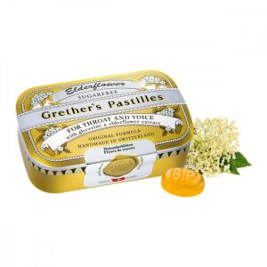 Grethers Elderflower zuckerfrei Pastillen