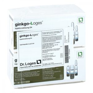 Ginkgo-loges Injektionslösung D4 Ampullen