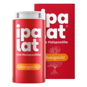 Ipalat Halspastillen honigmild ohne Menthol zuckerfr.