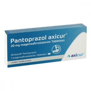 Pantoprazol axicur 20 mg magensaftresistent Tabletten