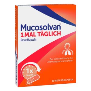 MUCOSOLVAN 1x täglich Retardkapseln Schleimlöser bei Husten