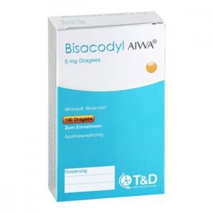 Bisacodyl Aiwa 5 mg Dragees