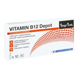 Vitamin B12 Depot Panpharma 1000 [my]g/ml iniecto -lsg