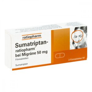 Sumatriptan-ratiopharm bei Migräne 50 mg Filmtabletten