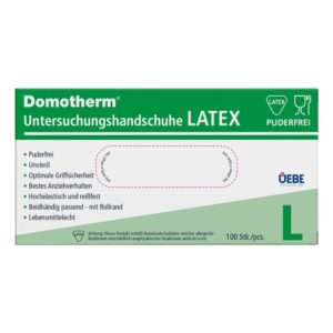 Domotherm Untersuchungshandschuhe Latex Unsteril Puderfrei L Bla