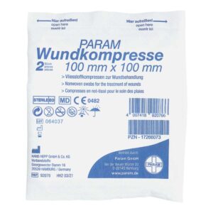 Wundkompresse Vliesstoff Steril 10×10 Cm