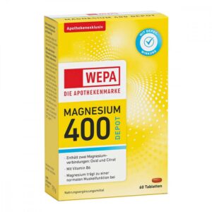 Wepa Magnesium 400 Depot+b6 Tabletten