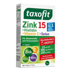 Taxofit Zink + Histidin + Selen Depot Tabletten