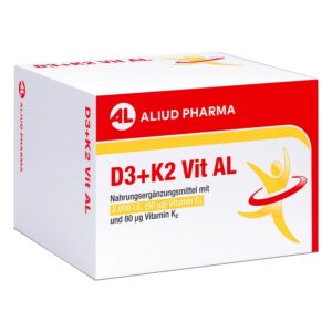 D3 + K2 Vit AL 2000 I.E. / 80 Âµg Tropfen für starke Knochen