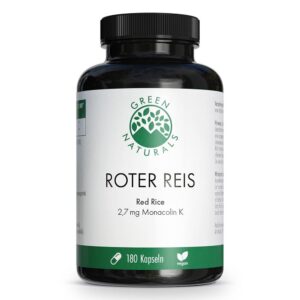 Green Naturals Roter Reis Monacolin K Vegan Kapseln