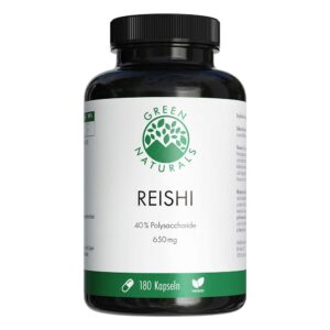 Green Naturals Reishi 650 Mg Hochdos.vegan Kapseln