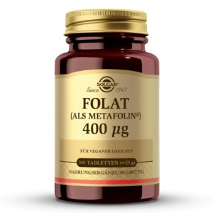 Solgar Folat Metafolin 400 Îg Tabletten