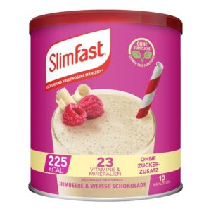 Slim Fast Pulver Himbeere+weiÃe Schokolade