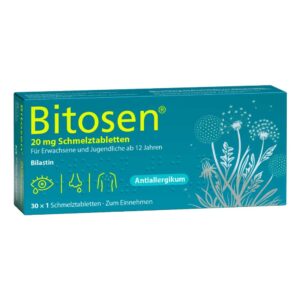 Bitosen 20 mg Schmelztabletten bei Allergien