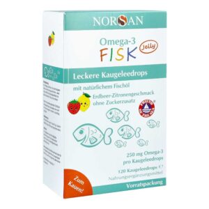 Norsan Omega-3 Fisk Jelly f.Kinder Dragee (s) Vorratspa.