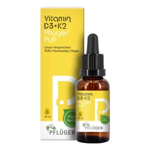 Vitamin D3+K2 Pflüger Pur 500 I.E./25 mg Tropfen