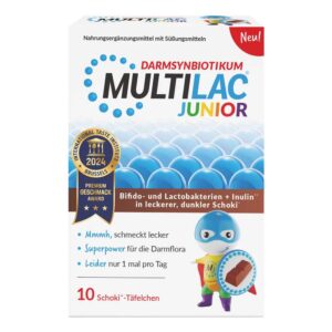 Multilac Darmsynbiotikum Junior Täfelchen